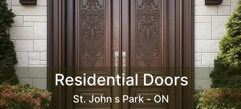  Residential Doors St. John s Park - ON