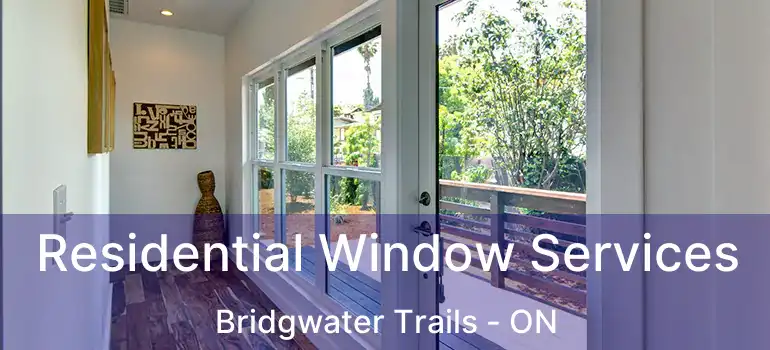  Residential Window Services Bridgwater Trails - ON