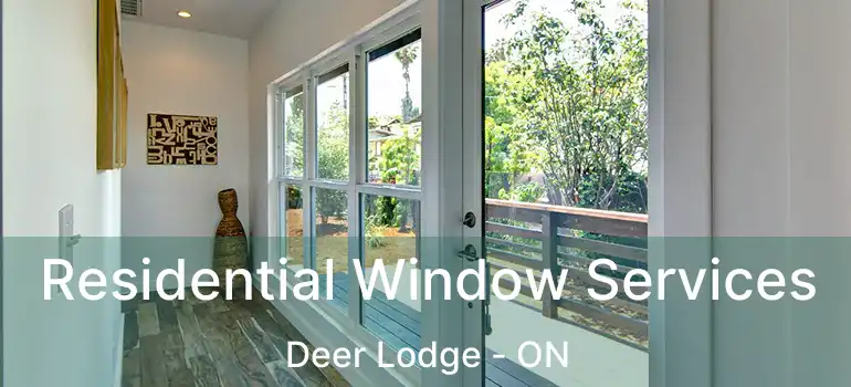  Residential Window Services Deer Lodge - ON