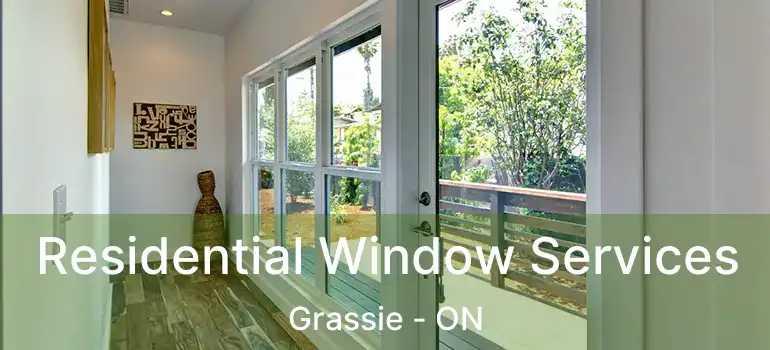  Residential Window Services Grassie - ON