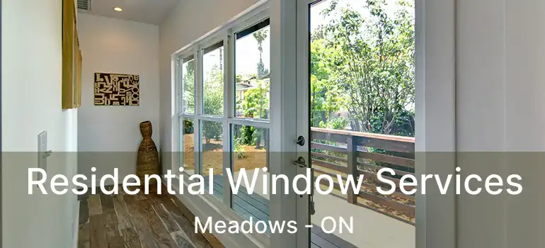  Residential Window Services Meadows - ON