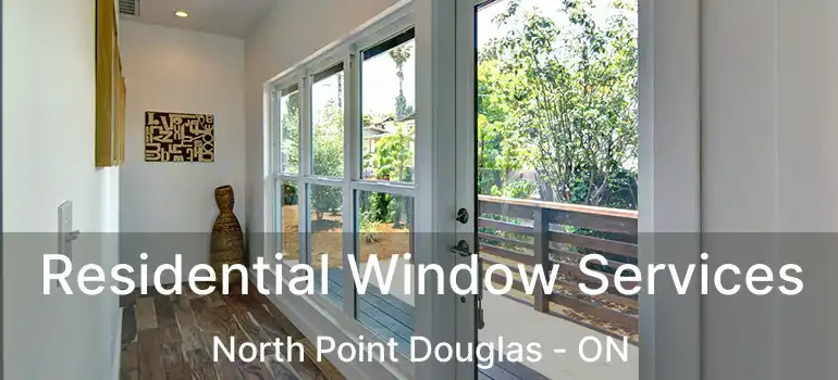  Residential Window Services North Point Douglas - ON