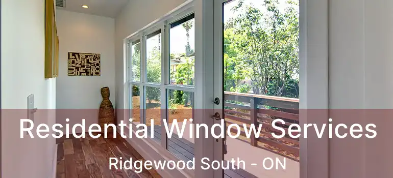  Residential Window Services Ridgewood South - ON