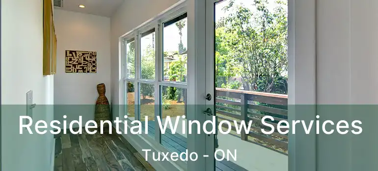  Residential Window Services Tuxedo - ON