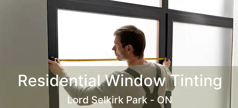  Residential Window Tinting Lord Selkirk Park - ON