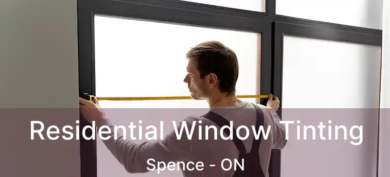  Residential Window Tinting Spence - ON