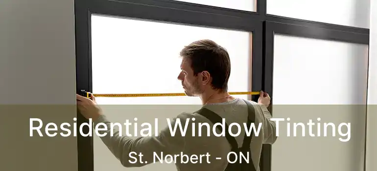  Residential Window Tinting St. Norbert - ON