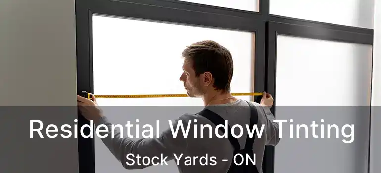  Residential Window Tinting Stock Yards - ON