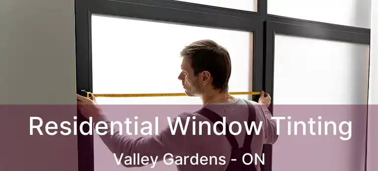  Residential Window Tinting Valley Gardens - ON