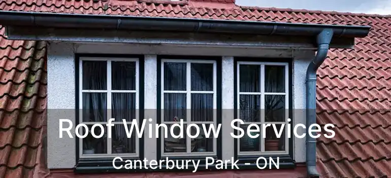  Roof Window Services Canterbury Park - ON