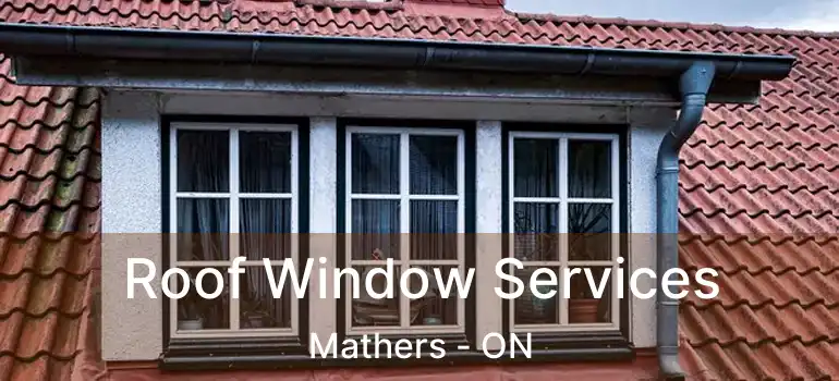  Roof Window Services Mathers - ON