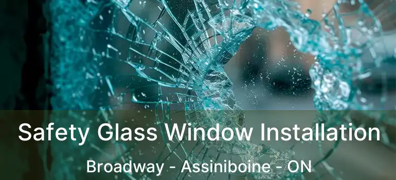  Safety Glass Window Installation Broadway - Assiniboine - ON