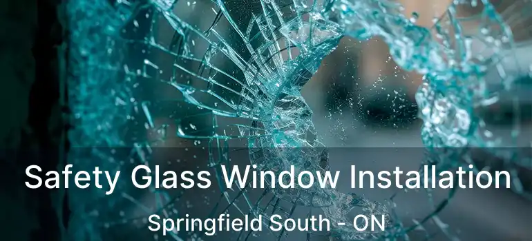  Safety Glass Window Installation Springfield South - ON