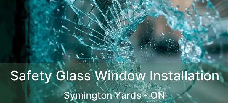 Safety Glass Window Installation Symington Yards - ON