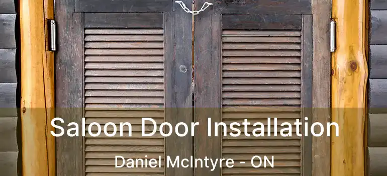  Saloon Door Installation Daniel McIntyre - ON