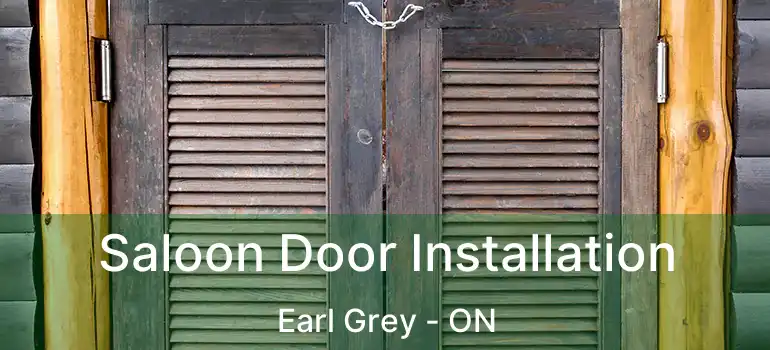  Saloon Door Installation Earl Grey - ON