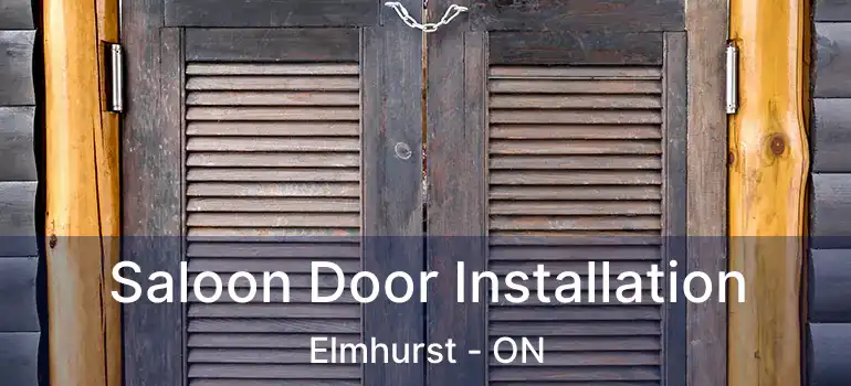 Saloon Door Installation Elmhurst - ON