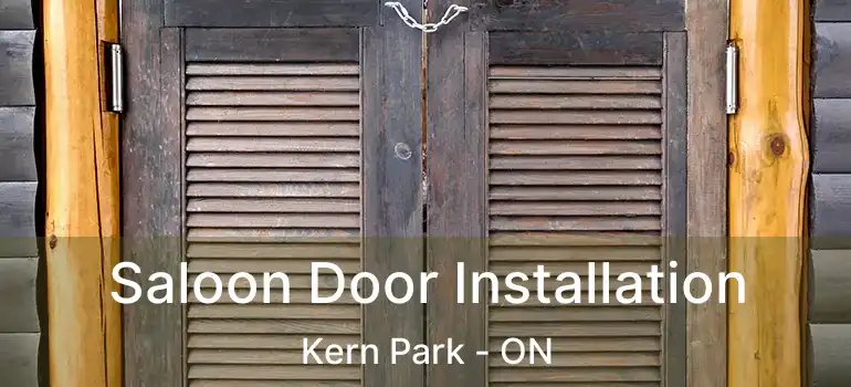  Saloon Door Installation Kern Park - ON