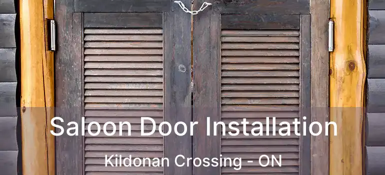  Saloon Door Installation Kildonan Crossing - ON