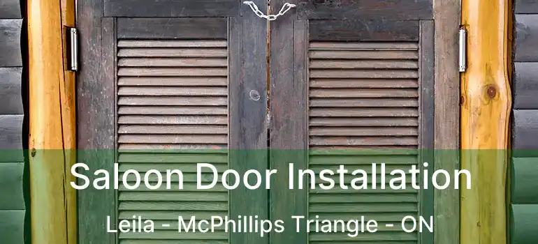  Saloon Door Installation Leila - McPhillips Triangle - ON