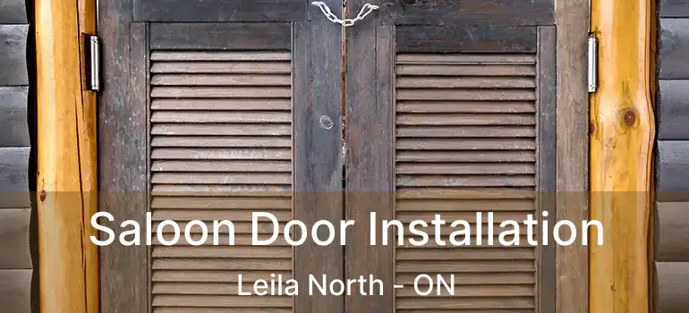  Saloon Door Installation Leila North - ON