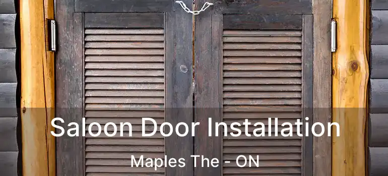  Saloon Door Installation Maples The - ON