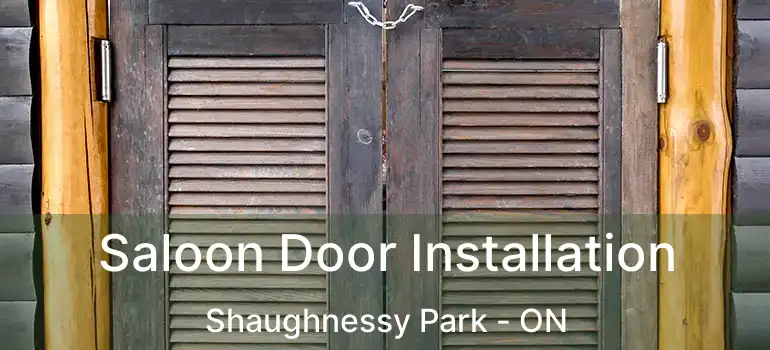  Saloon Door Installation Shaughnessy Park - ON