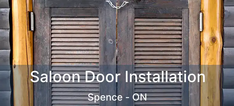  Saloon Door Installation Spence - ON