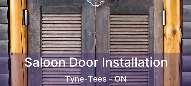  Saloon Door Installation Tyne-Tees - ON