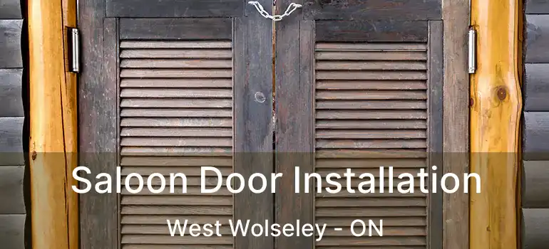  Saloon Door Installation West Wolseley - ON