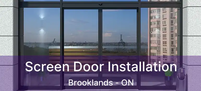  Screen Door Installation Brooklands - ON