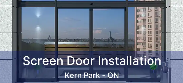  Screen Door Installation Kern Park - ON