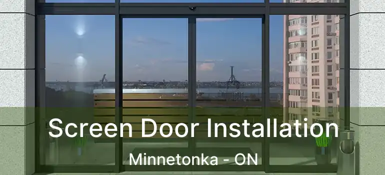  Screen Door Installation Minnetonka - ON