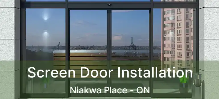  Screen Door Installation Niakwa Place - ON