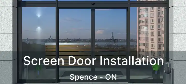  Screen Door Installation Spence - ON