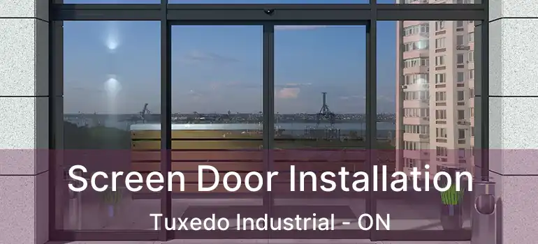  Screen Door Installation Tuxedo Industrial - ON