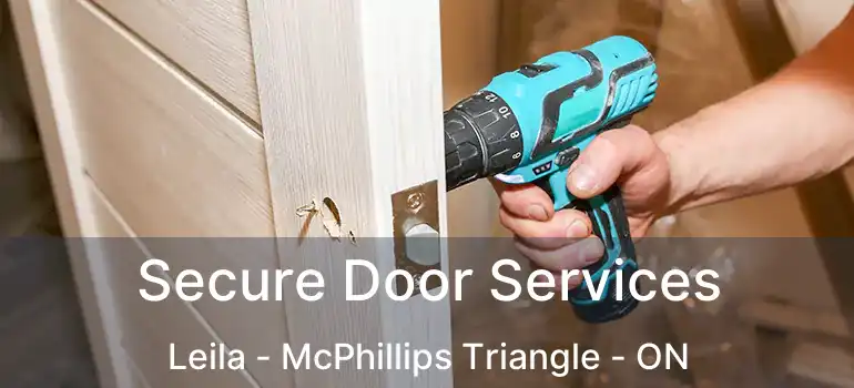  Secure Door Services Leila - McPhillips Triangle - ON