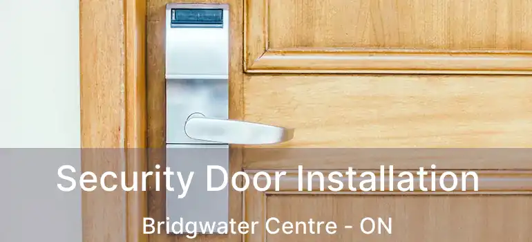  Security Door Installation Bridgwater Centre - ON