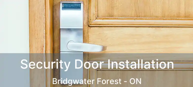  Security Door Installation Bridgwater Forest - ON