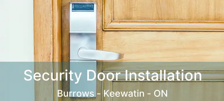 Security Door Installation Burrows - Keewatin - ON