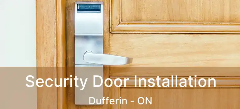  Security Door Installation Dufferin - ON