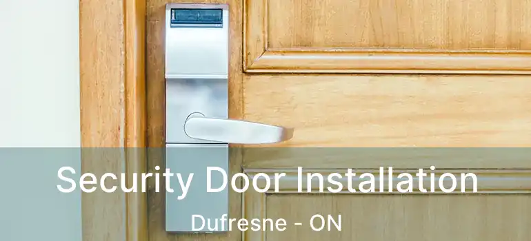  Security Door Installation Dufresne - ON