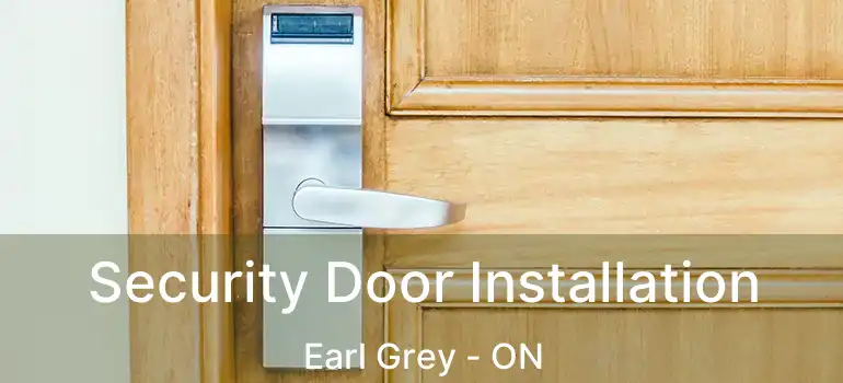  Security Door Installation Earl Grey - ON