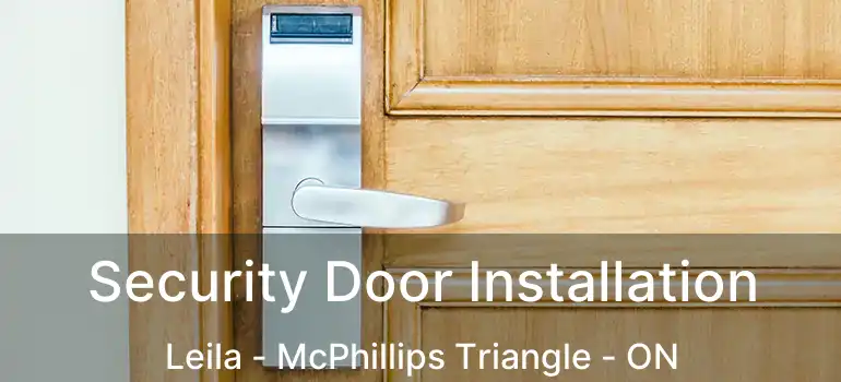  Security Door Installation Leila - McPhillips Triangle - ON