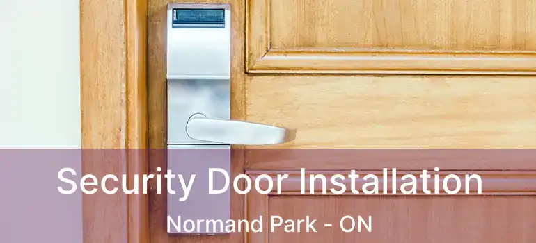  Security Door Installation Normand Park - ON