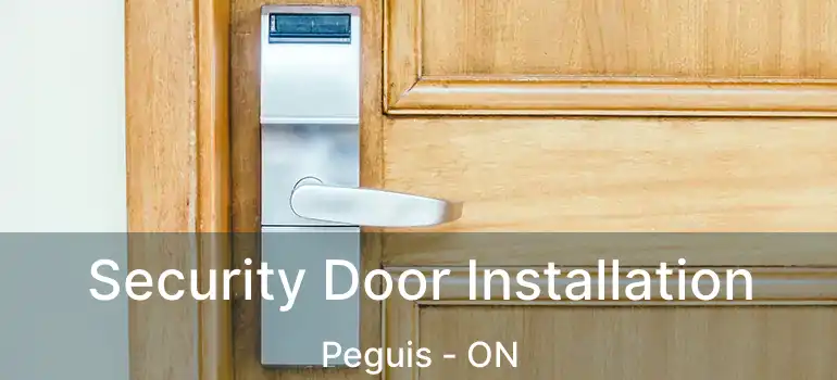  Security Door Installation Peguis - ON