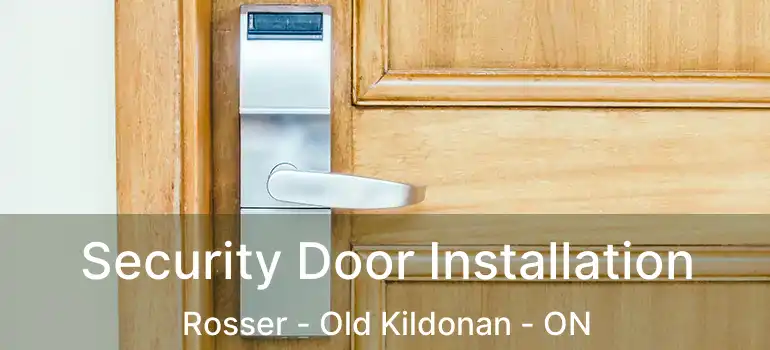 Security Door Installation Rosser - Old Kildonan - ON