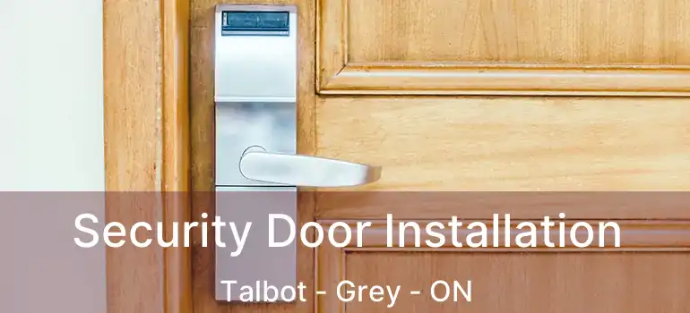  Security Door Installation Talbot - Grey - ON