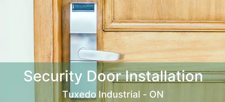  Security Door Installation Tuxedo Industrial - ON
