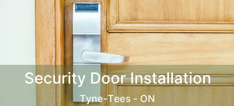  Security Door Installation Tyne-Tees - ON
